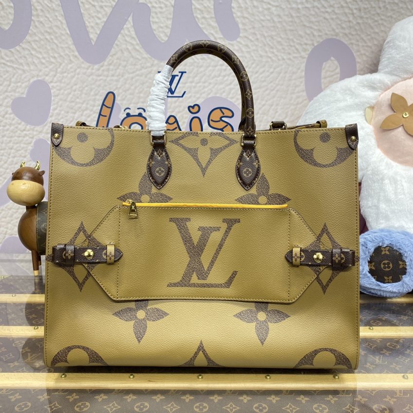 lv onthego large brown 4