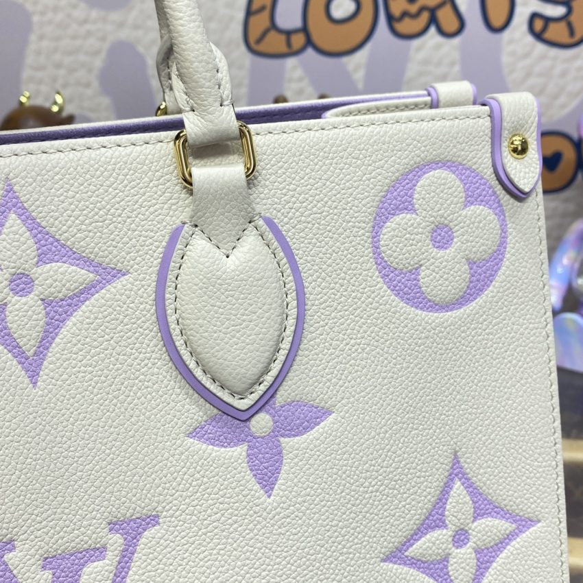 lv onthego white purple 5
