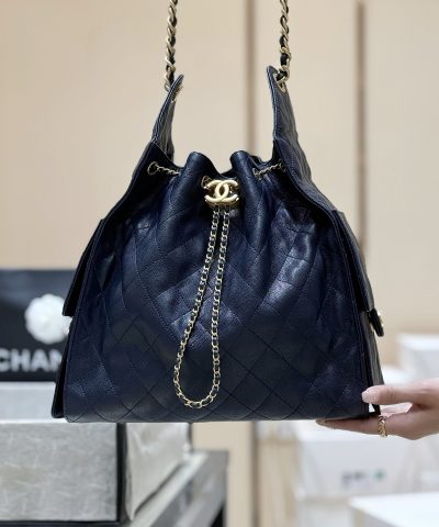 Chanel 25 Medium Bag Midnight Blue