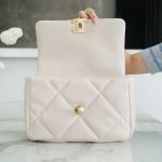milk-tea4 Chanel 19 Flap Bag Mink Tea - chanel 19 milk tea dupe detail 3