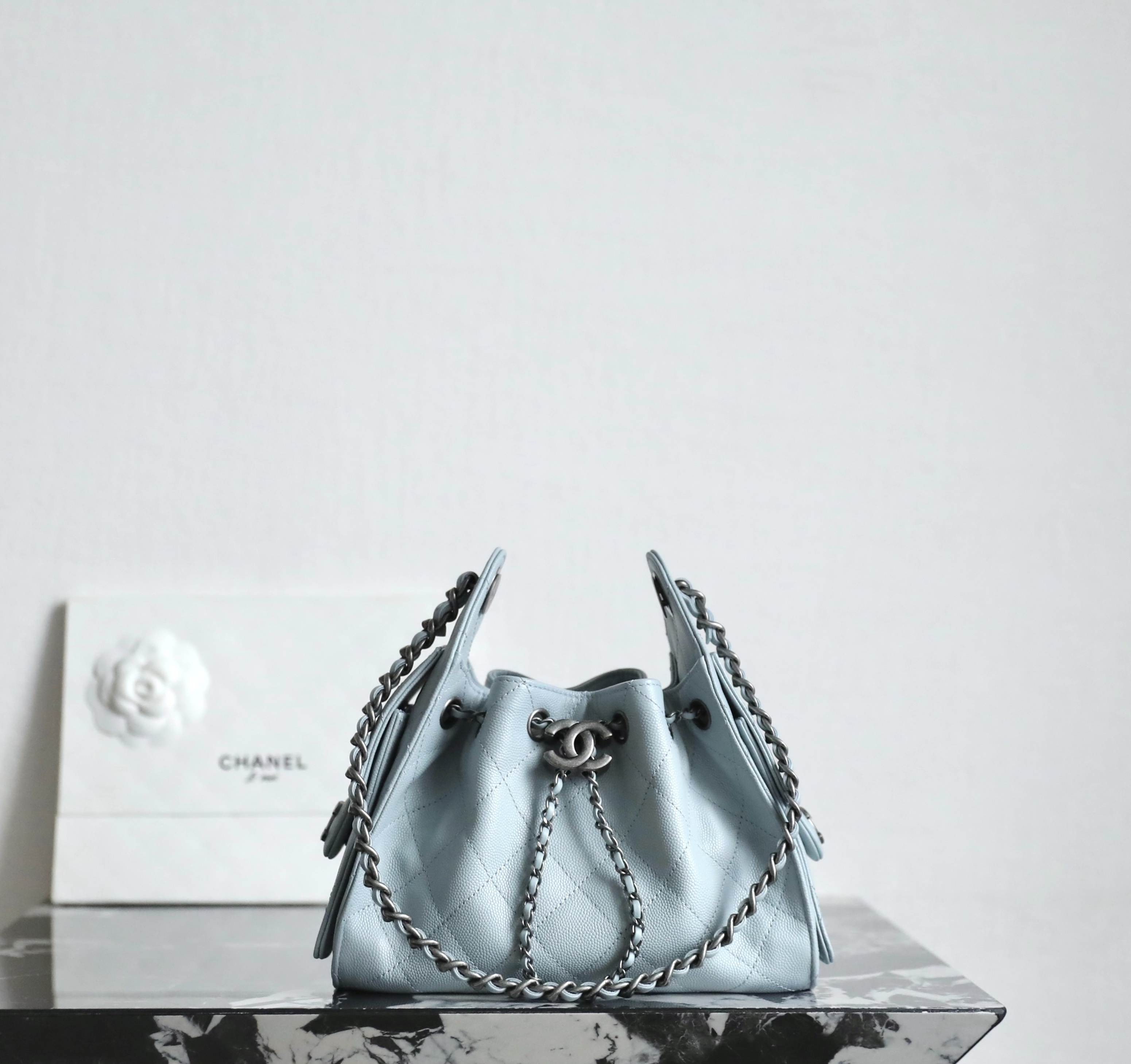 Chanel 25 Mini Bag Mineral - chanel 25 mini mineral replica detail 8