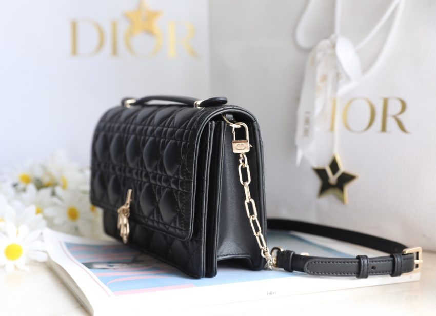 my dior top handle bag black 4
