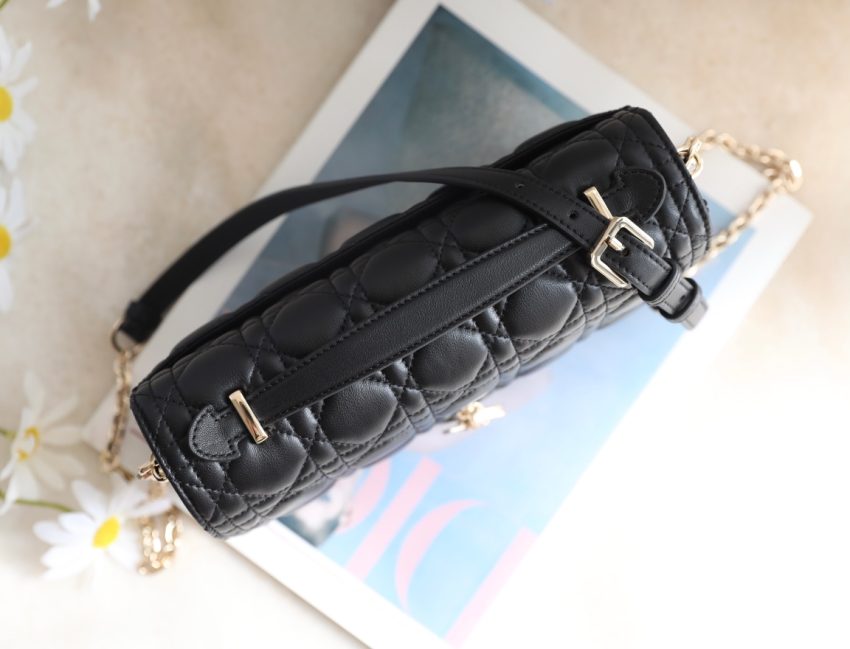 my dior top handle bag black 6