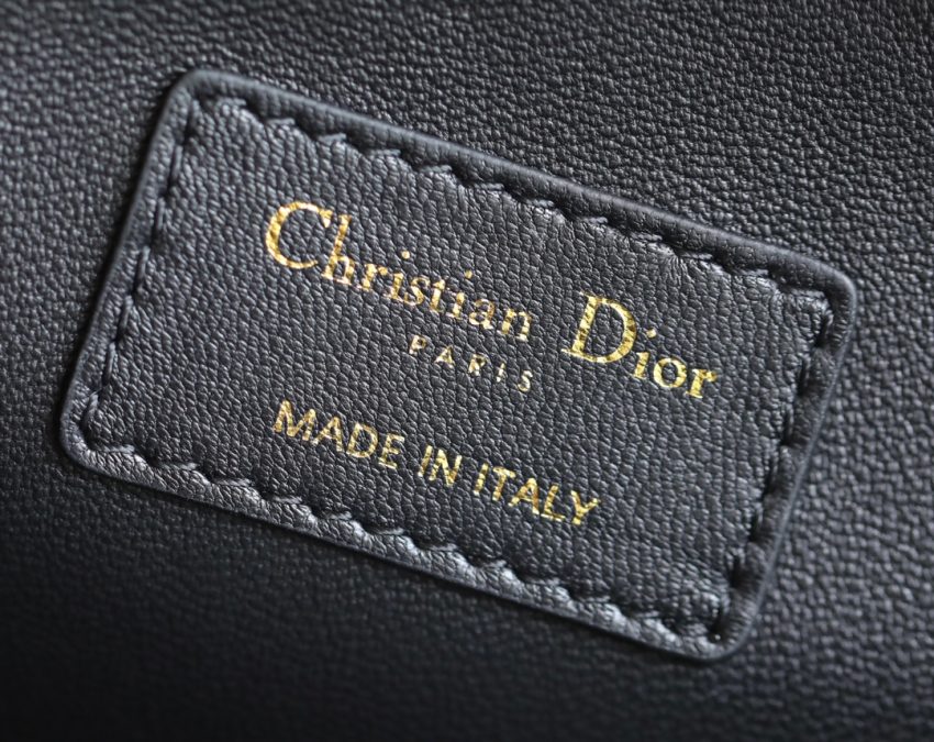 my dior top handle bag black 8