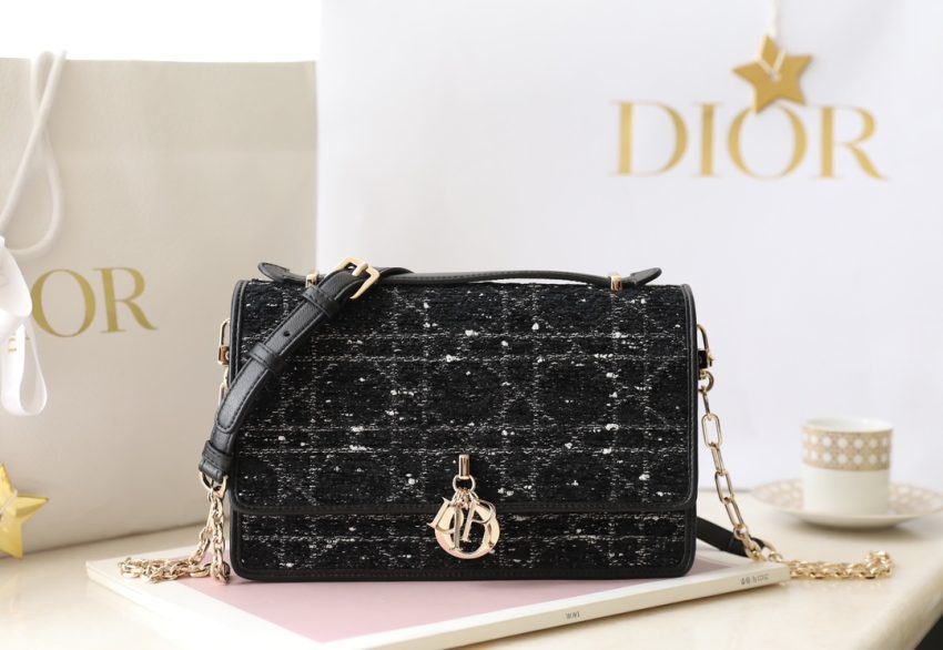 my dior top handle bag black canvas 2