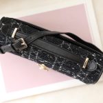 my dior top handle bag black canvas 4