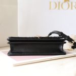 my dior top handle bag black canvas 5
