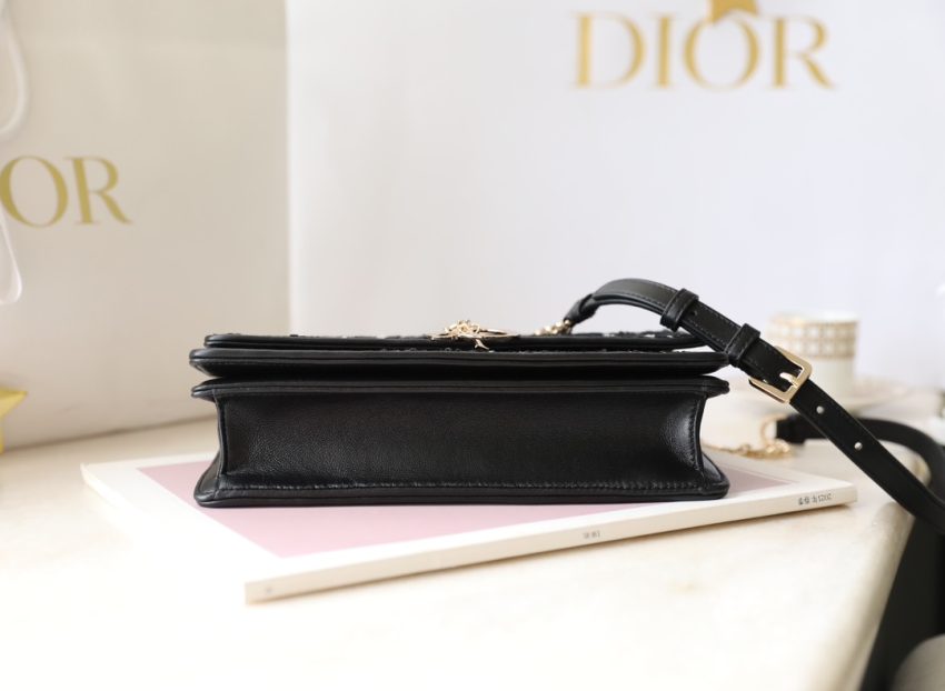 my dior top handle bag black canvas 5