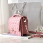 my dior top handle bag pink 4