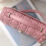 my dior top handle bag pink 5