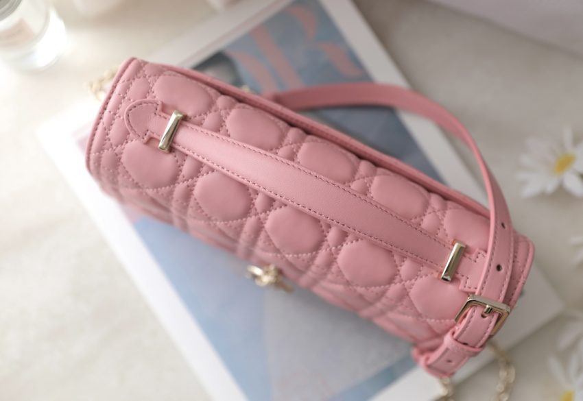 my dior top handle bag pink 5