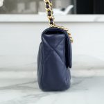 navy-blue3 Chanel 19 Flap Bag Navy - replica chanel 19 detail 6