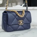 navy-blue4 Chanel 19 Flap Bag Navy - replica chanel 19 detail 7