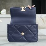 navy-blue6 Chanel 19 Flap Bag Navy - replica chanel 19 detail 9