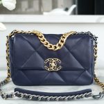 navy-blue8 Chanel 19 Flap Bag Navy - replica chanel 19 detail 11
