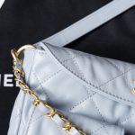 Chanel 24P Messenger Hobo Pale Blue - fake chanel hobo pale blue detail 1
