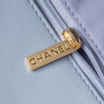 Chanel 24P Messenger Hobo Pale Blue - fake chanel hobo pale blue detail 3