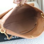 Chanel 24P Messenger Hobo Peach - chanel hobo peach dupe detail 7