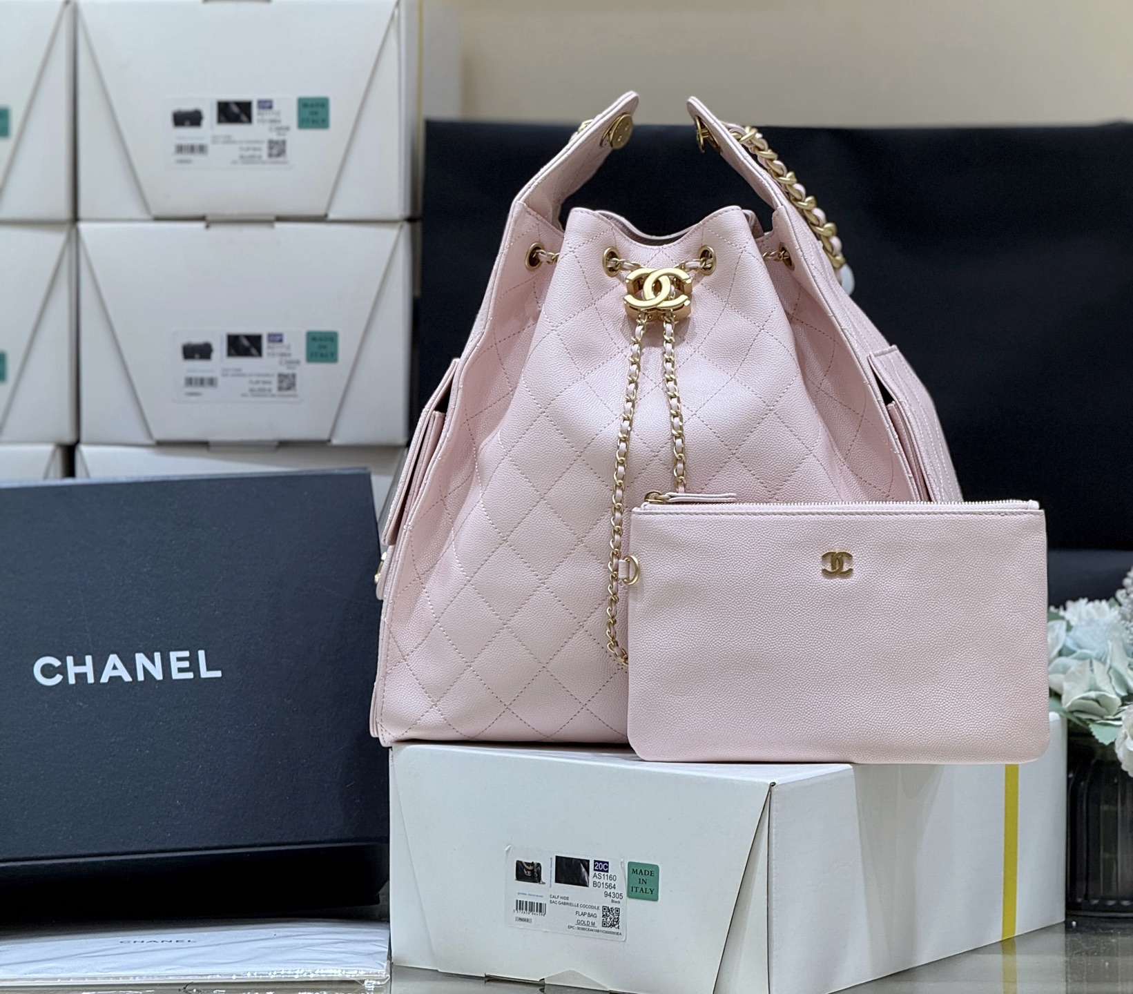 Chanel 25 Medium Bag Pink - chanel 25 medium pink dupe detail 5