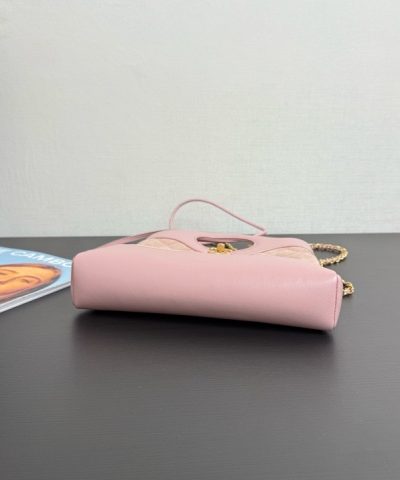Chanel 24S 31 Nano Tote Bag Pink - chanel nano tote pink dupe detail 5
