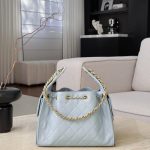 Chanel 25 Small Bag Sky Blue - fake chanel 25 small sky blue detail 1