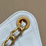 Chanel 25 Medium Bag Sky Blue - fake chanel 25 sky blue detail 4