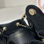 Chanel 25 Small Bag Suede Black - chanel 25 replica detail 1