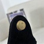 Chanel 25 Small Bag Suede Black - chanel 25 replica detail 5