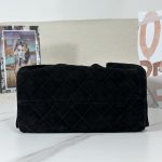 Chanel 25 Small Bag Suede Black - chanel 25 replica detail 6