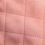 Chanel 25 Mini Bag Suede Rose - chanel 25 suede rose replica detail 5