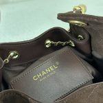 suede brown (7) Chanel 25 Small Bag Suede Brown - fake chanel 25 detail 6