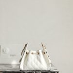 white (5) Chanel 25 Mini Bag White - chanel 25 bag dupe detail 5
