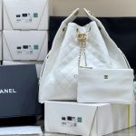 Chanel 25 Medium Bag White - chanel 25 medium white replica detail 5