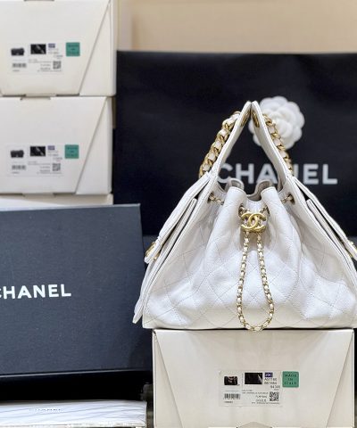 Chanel 25 Small Bag White - chanel 25 flap dupe detail 6