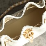 white (7) Chanel 25 Mini Bag White - chanel 25 bag dupe detail 6