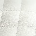 white (8) Chanel 25 Mini Bag White - chanel 25 bag dupe detail 7