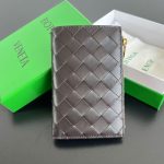 Bottega Veneta Intrecciato Zip Wallet in Fondant - Italian Leather Replica