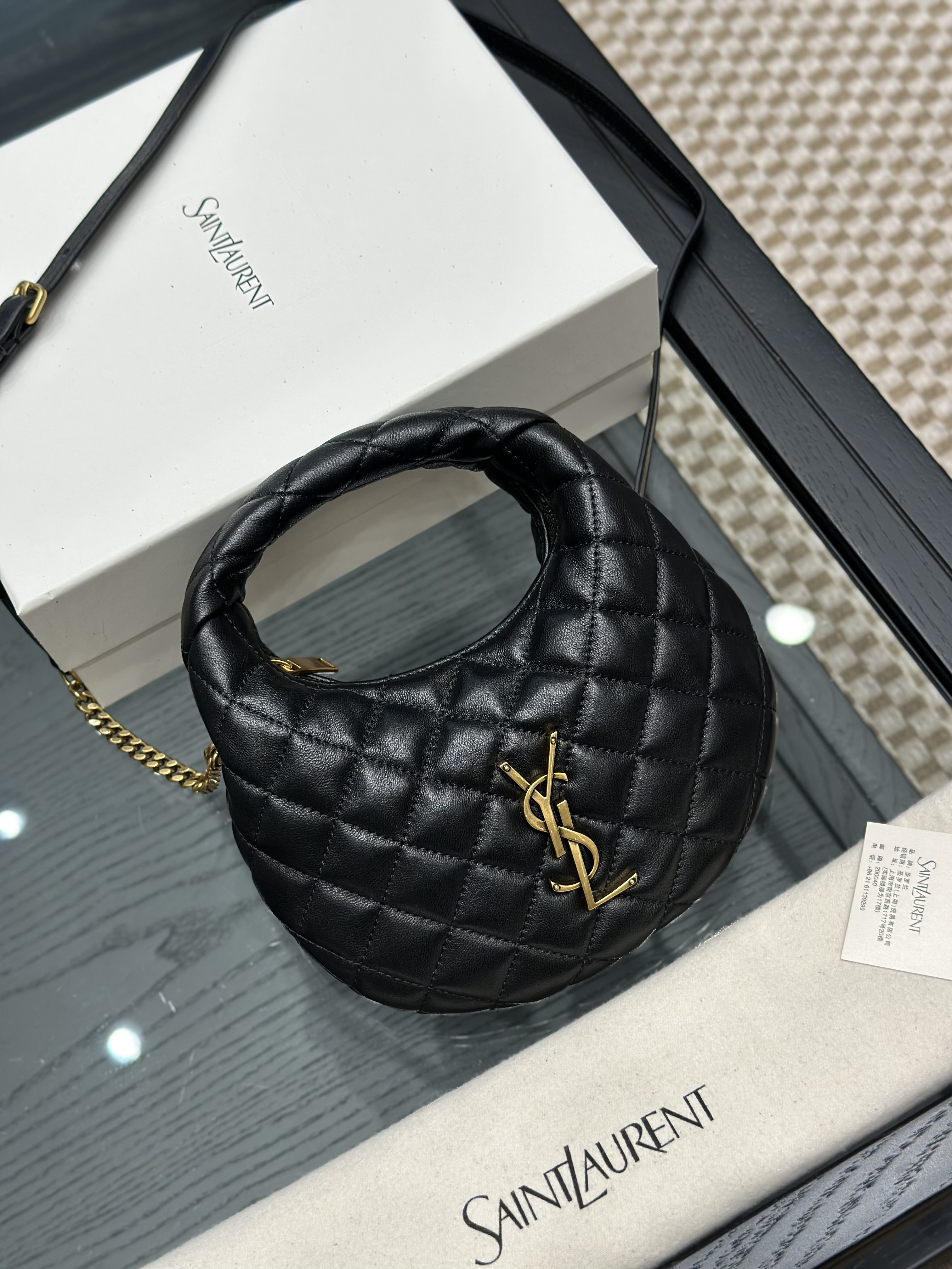 Replica YSL Icarino Mini Black 1 Replica YSL Icarino Mini Black