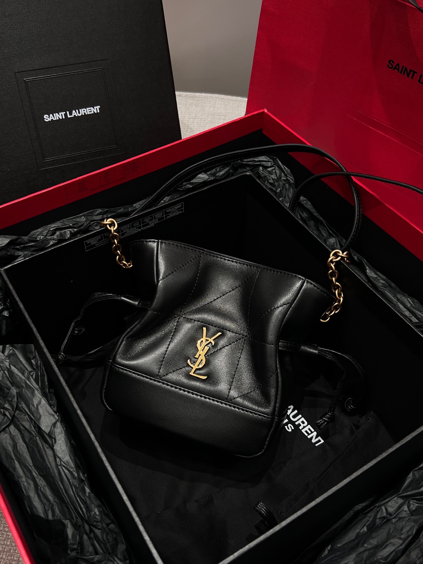 Replica YSL Jamie Mini Shoulder Pouch Black 1 Replica YSL Jamie Mini Shoulder Pouch Black