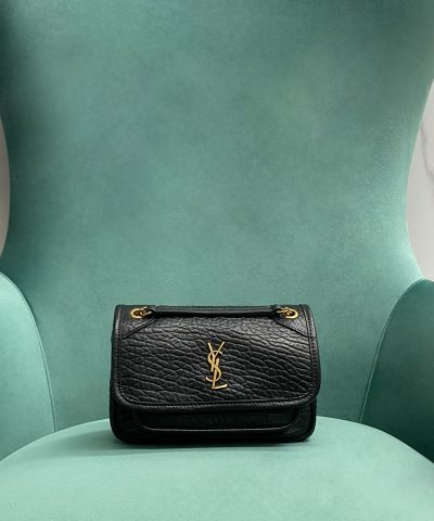 Replica YSL Niki Black Mini