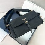 Prada Large Explore Messenger Bag with Flap Replica - Front View