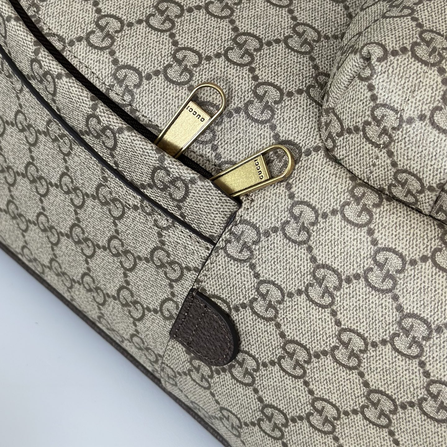 beige-2.jpg Gucci Ophidia Medium Backpack Replica - Side View