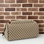 beige-3.jpg Gucci Medium GG Duffle Bag Replica - Back View