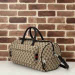 beige-4.jpg Gucci Medium GG Duffle Bag Replica - Interior