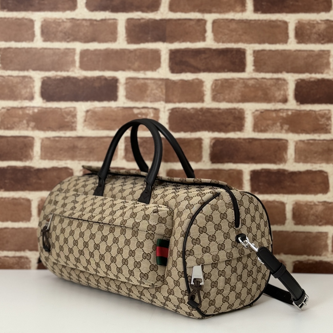 beige-4.jpg Gucci Medium GG Duffle Bag Replica - Interior