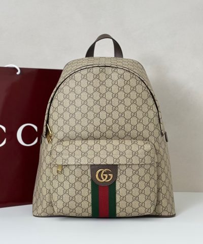 Gucci Ophidia Medium Backpack Replica - Logo Close-up