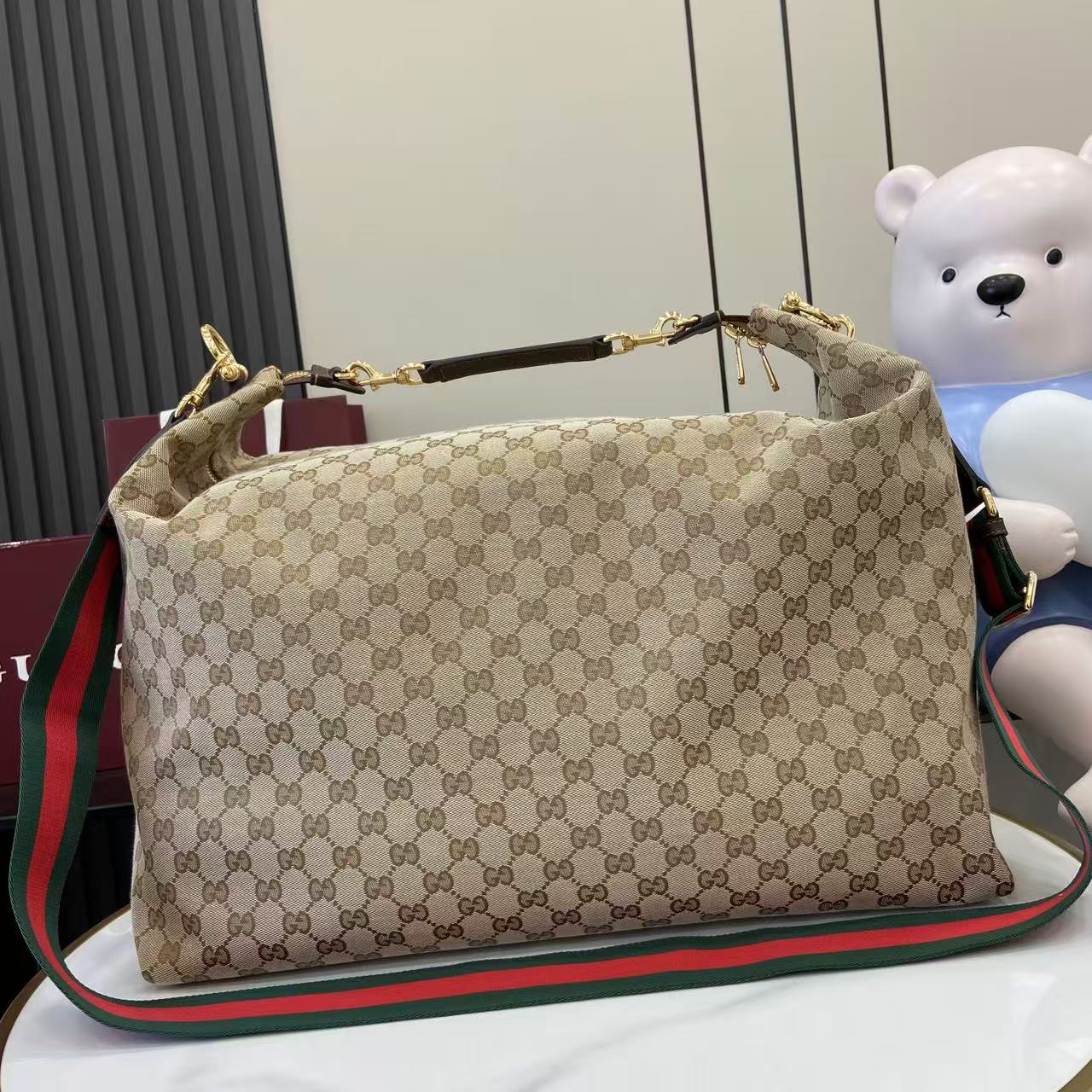 Gucci Beatrix Large Beige 7 Gucci Beatrix Large Replica Beige