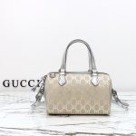 beige-and-silver-4.jpg Gucci Boston Small Replica - Interior