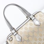 beige-and-silver-5.jpg Gucci Boston Small Replica - Hardware Detail
