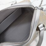beige-and-silver-7.jpg Gucci Boston Small Replica - Logo Close-up